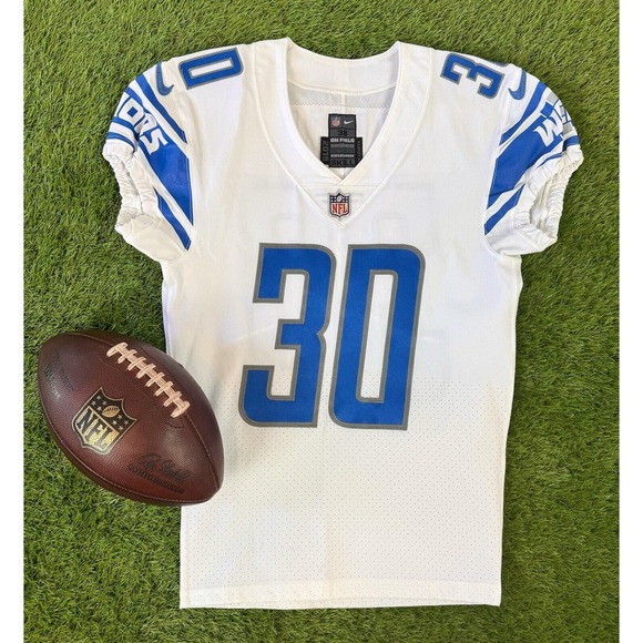 Team Issued Detroit Lions Jamaal Williams Nike Vapor Elite NFL Football Jersey - Picture 1 of 8